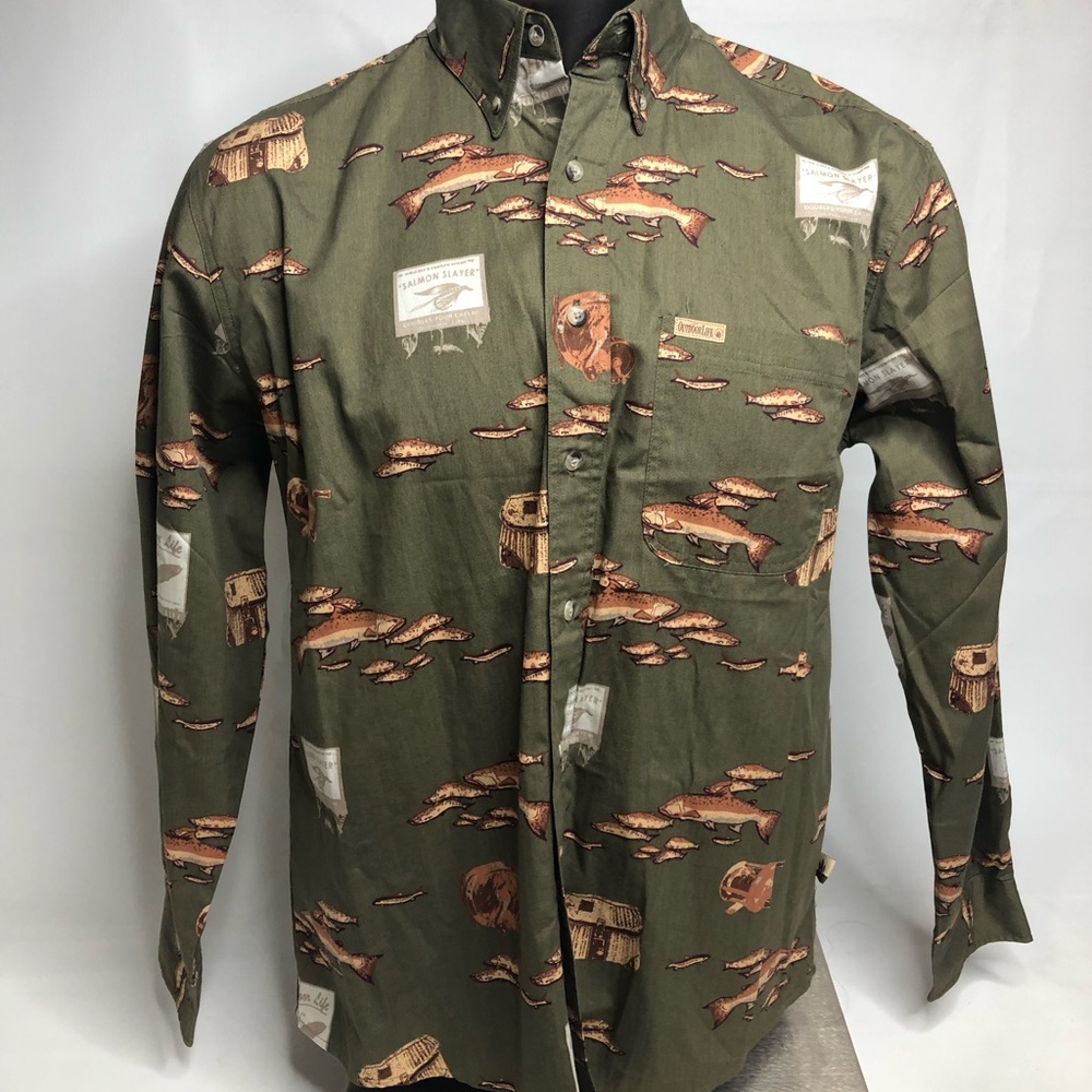 Outdoor Life Mens Casual Button Down